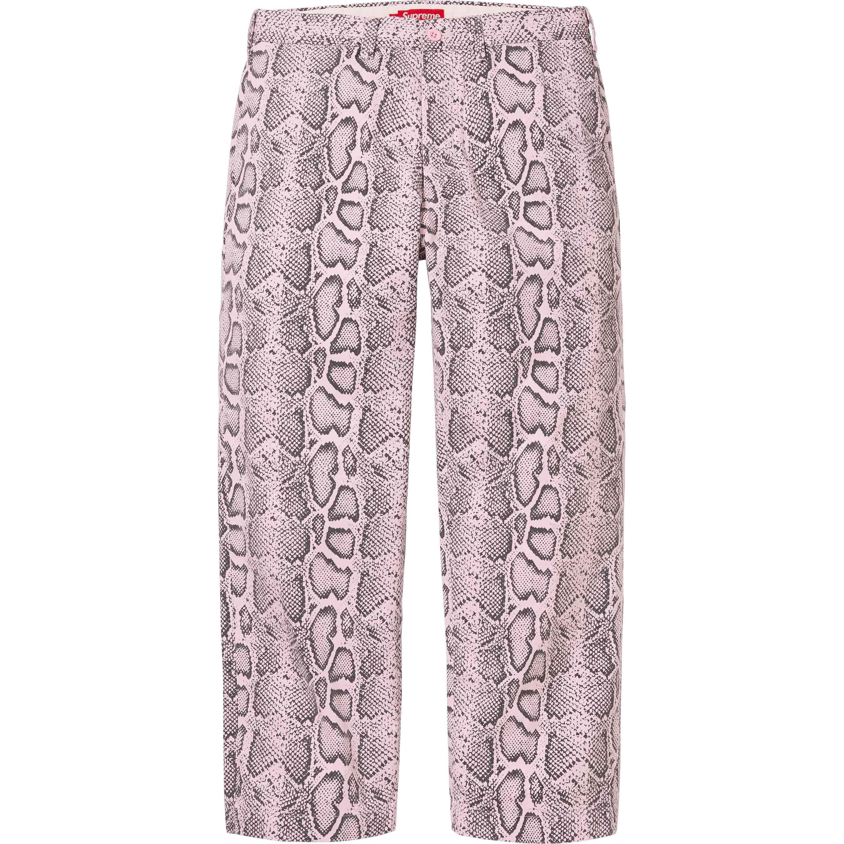 Snake Print Chino Pant view 3